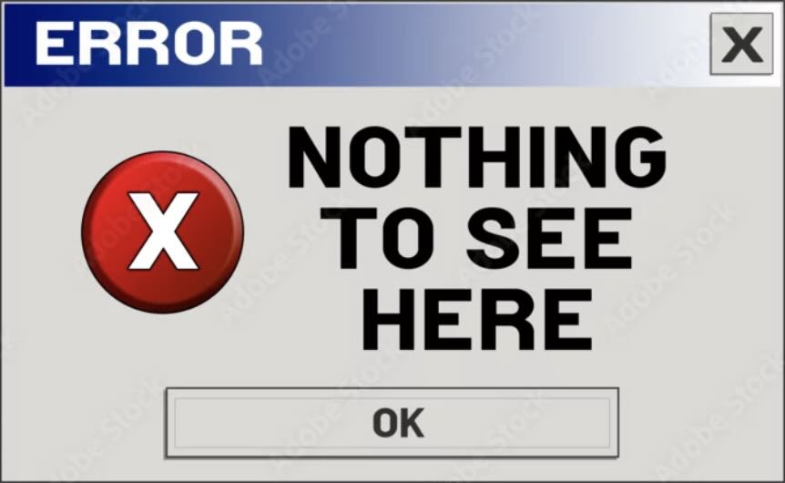 nothing to see here, ok
